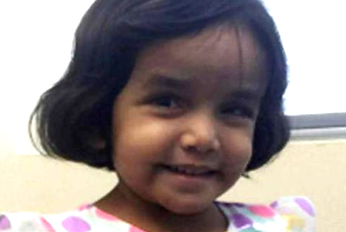 Body of Sherin Mathews released by US health officials, no confirmation to whom